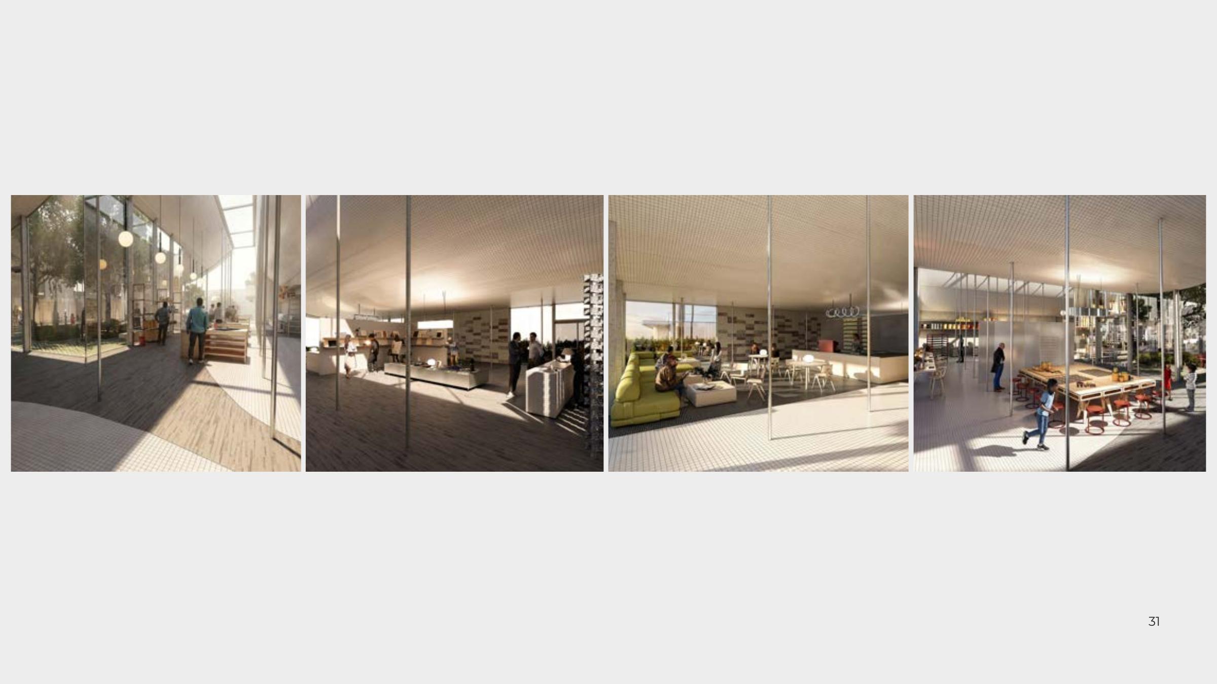 Interior renderings